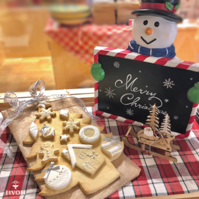 🎄クッキーで作ったクリスマスツリー🎄